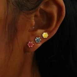 5mm Moissanite Earring