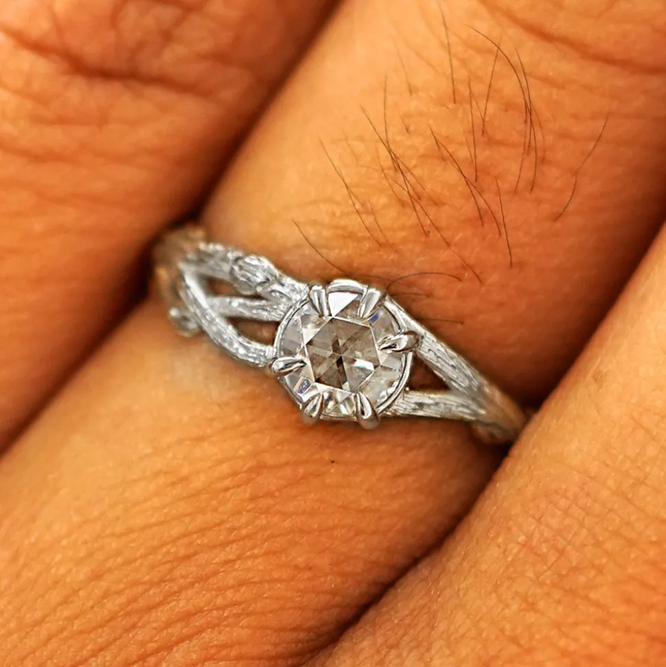 Moissanite Branches Ring