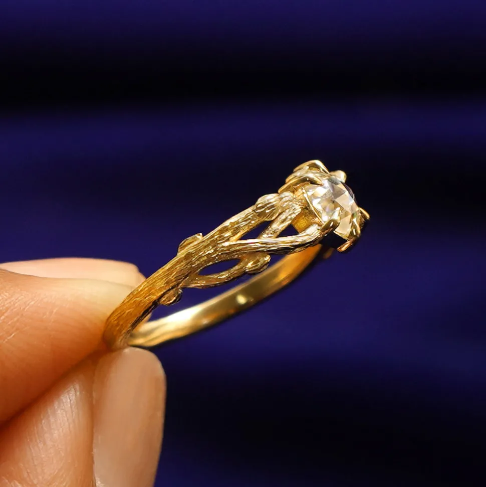 Moissanite Branches Ring