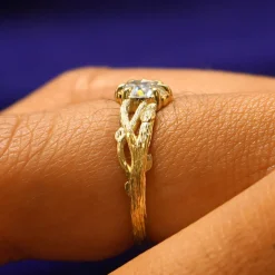 Moissanite Branches Ring
