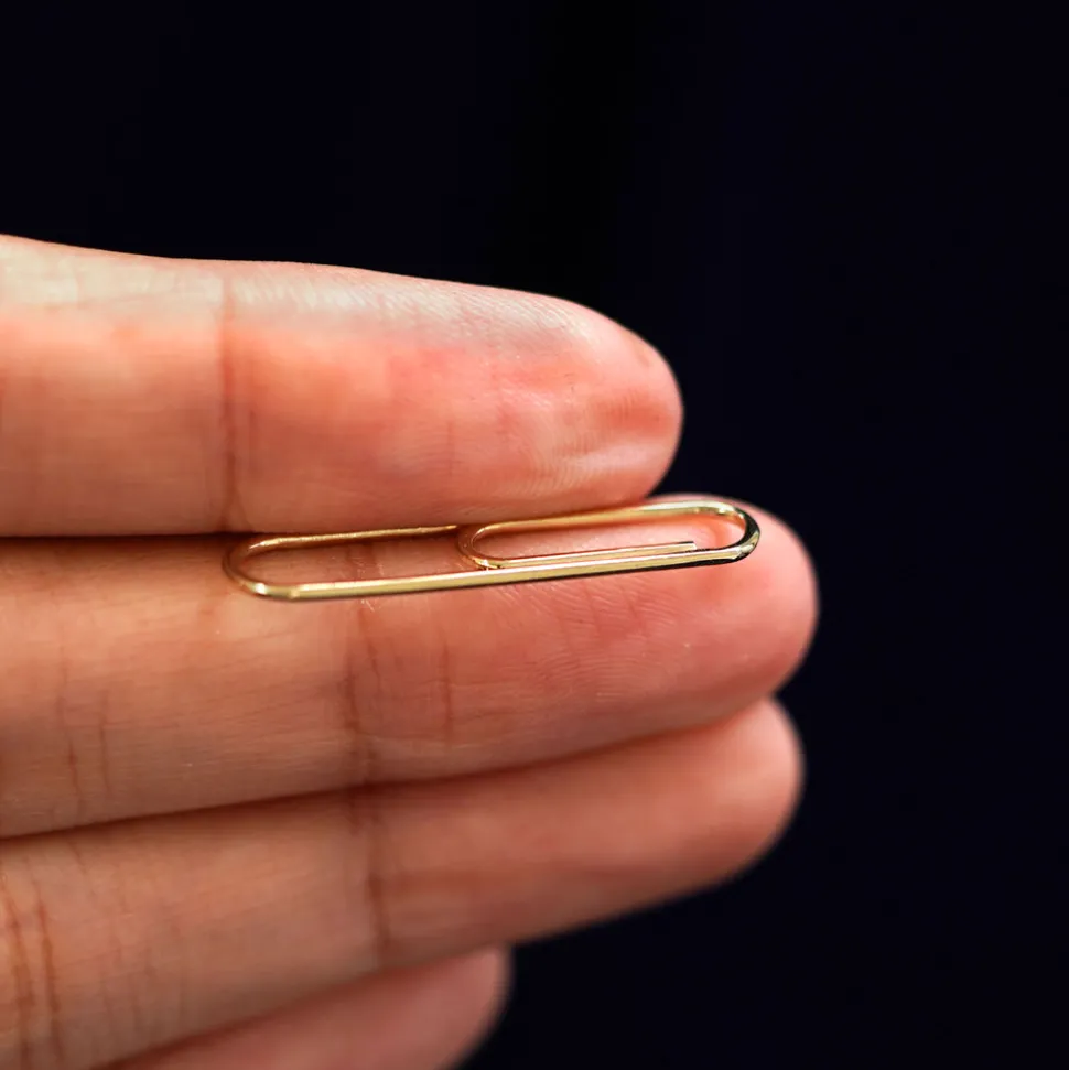 Not A Paper Clip Earring