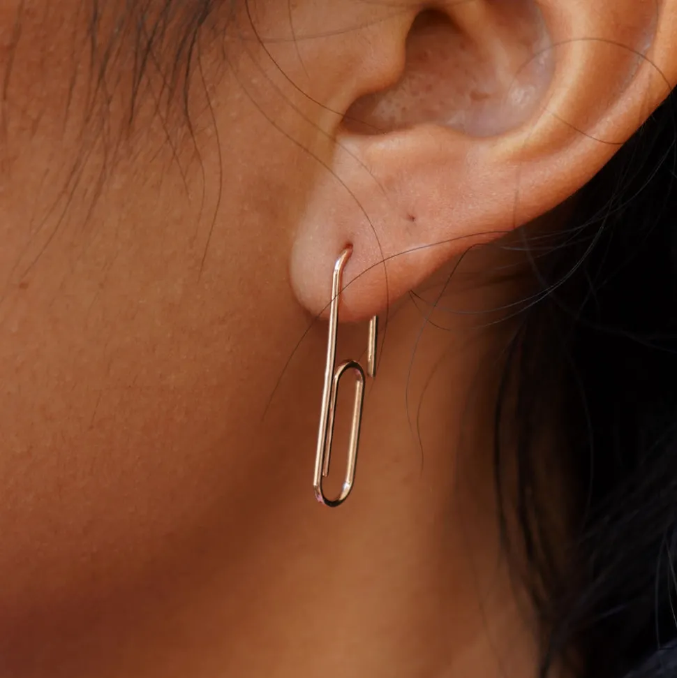 Not A Paper Clip Earring