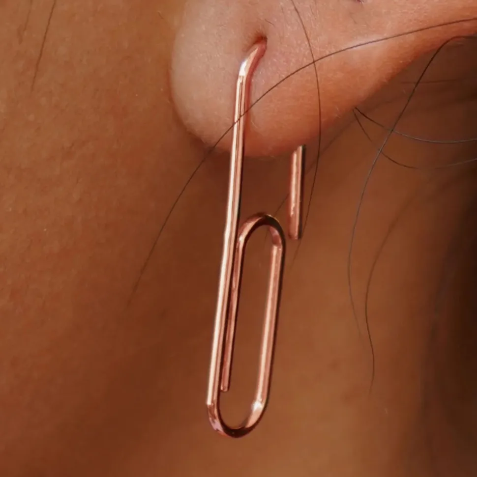 Not A Paper Clip Earring