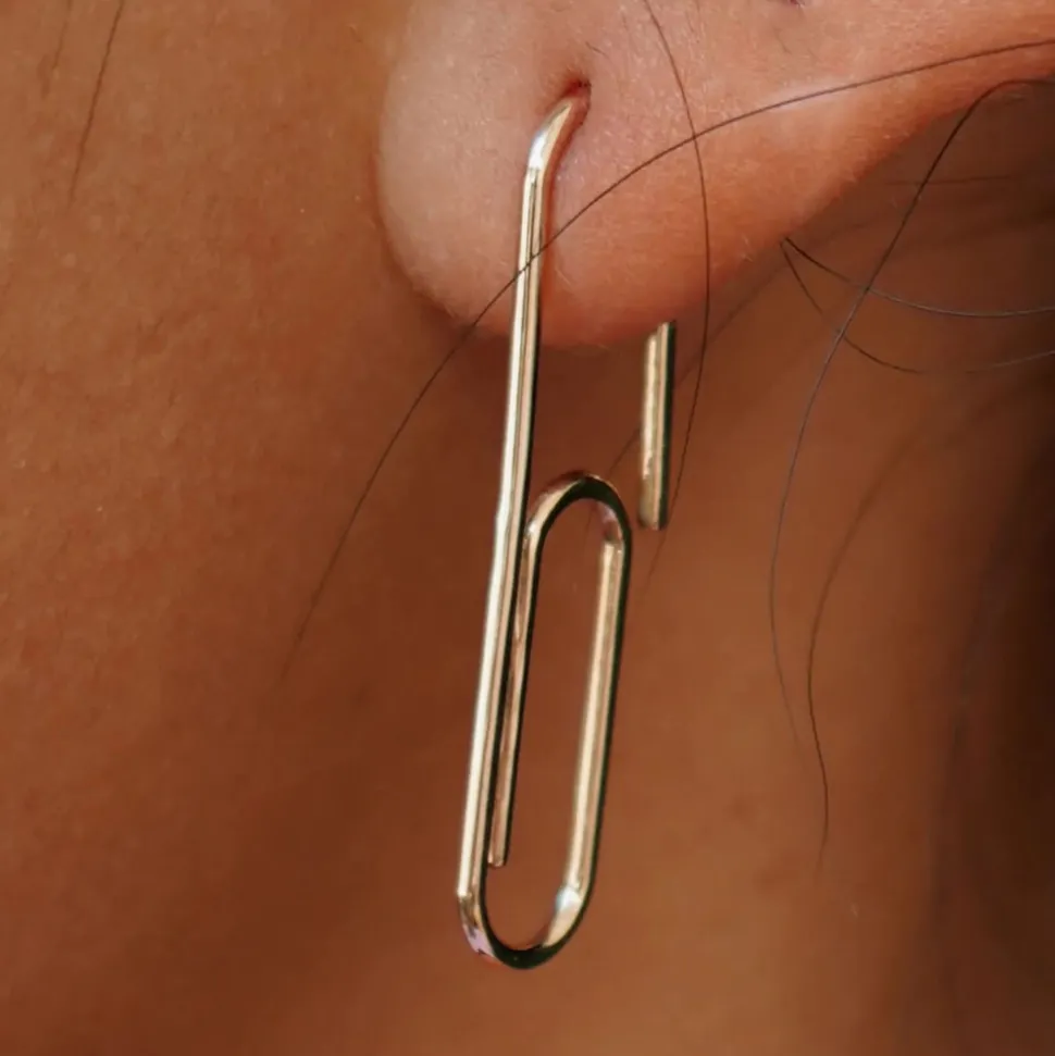 Not A Paper Clip Earring