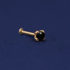 Onyx Flatback Piercing
