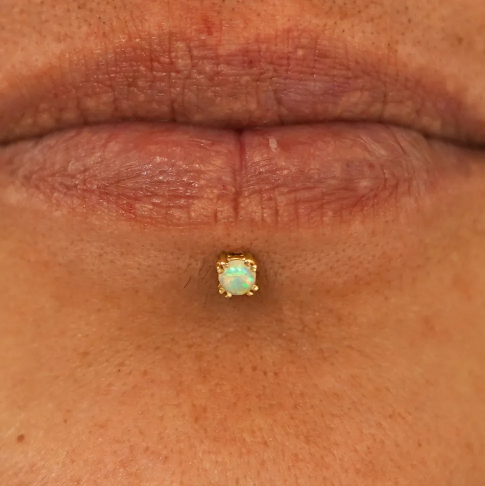 Opal Flatback Piercing