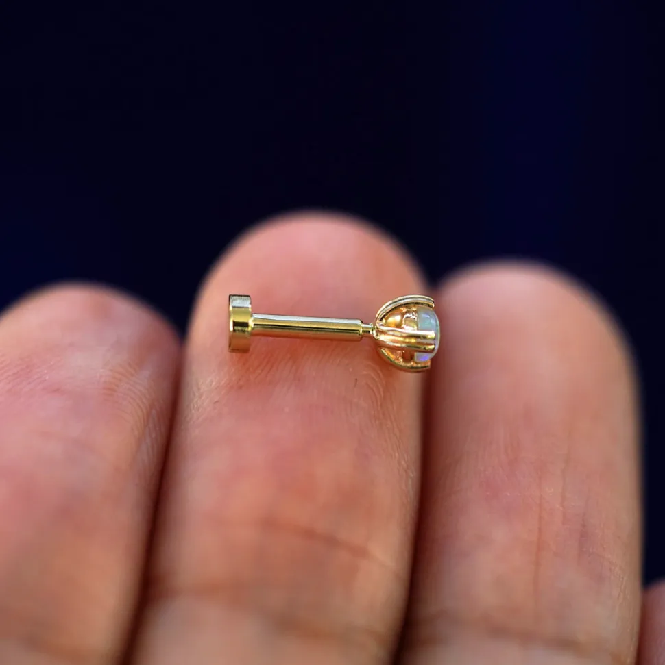 Opal Flatback Piercing