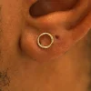 Open Circle Earring