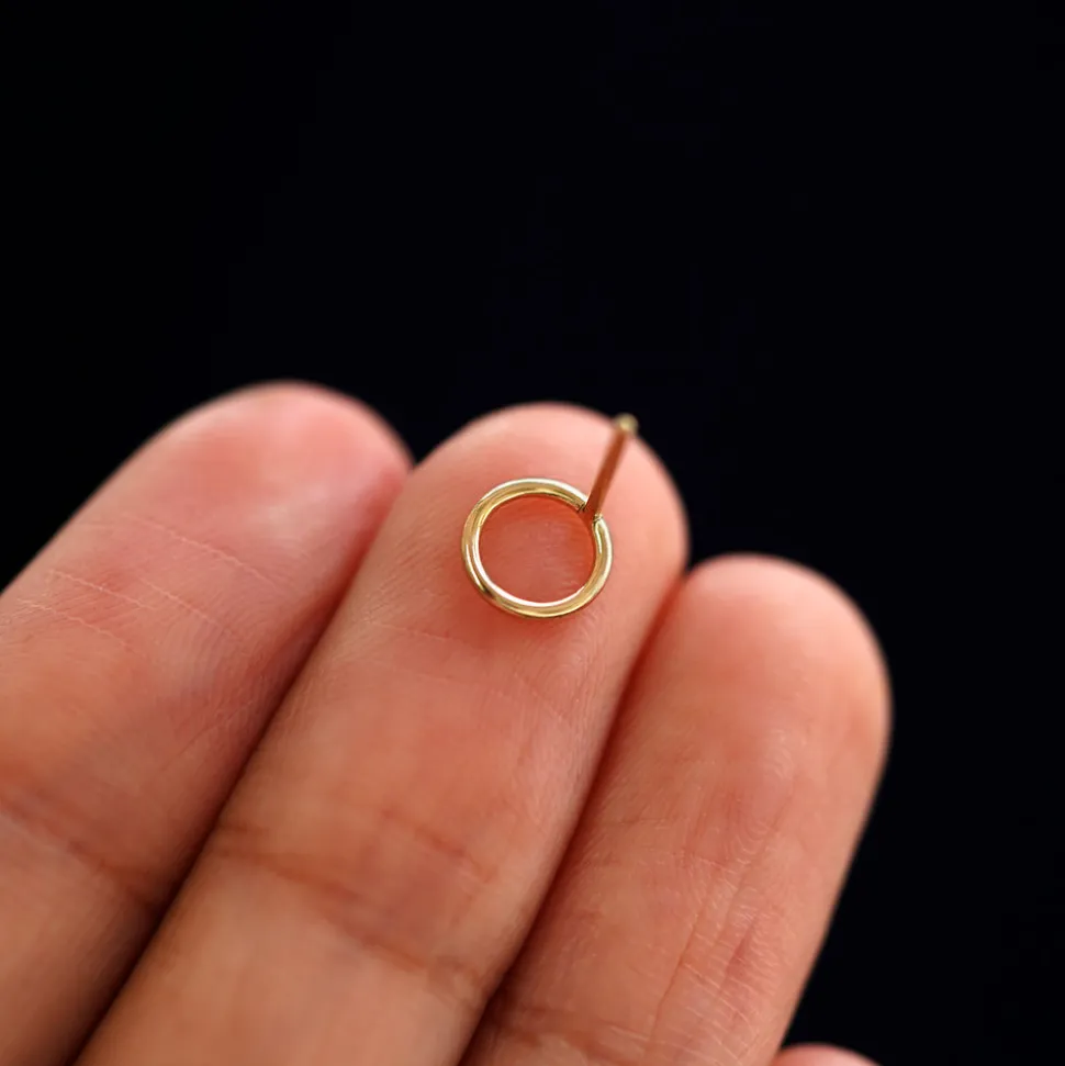 Open Circle Earring