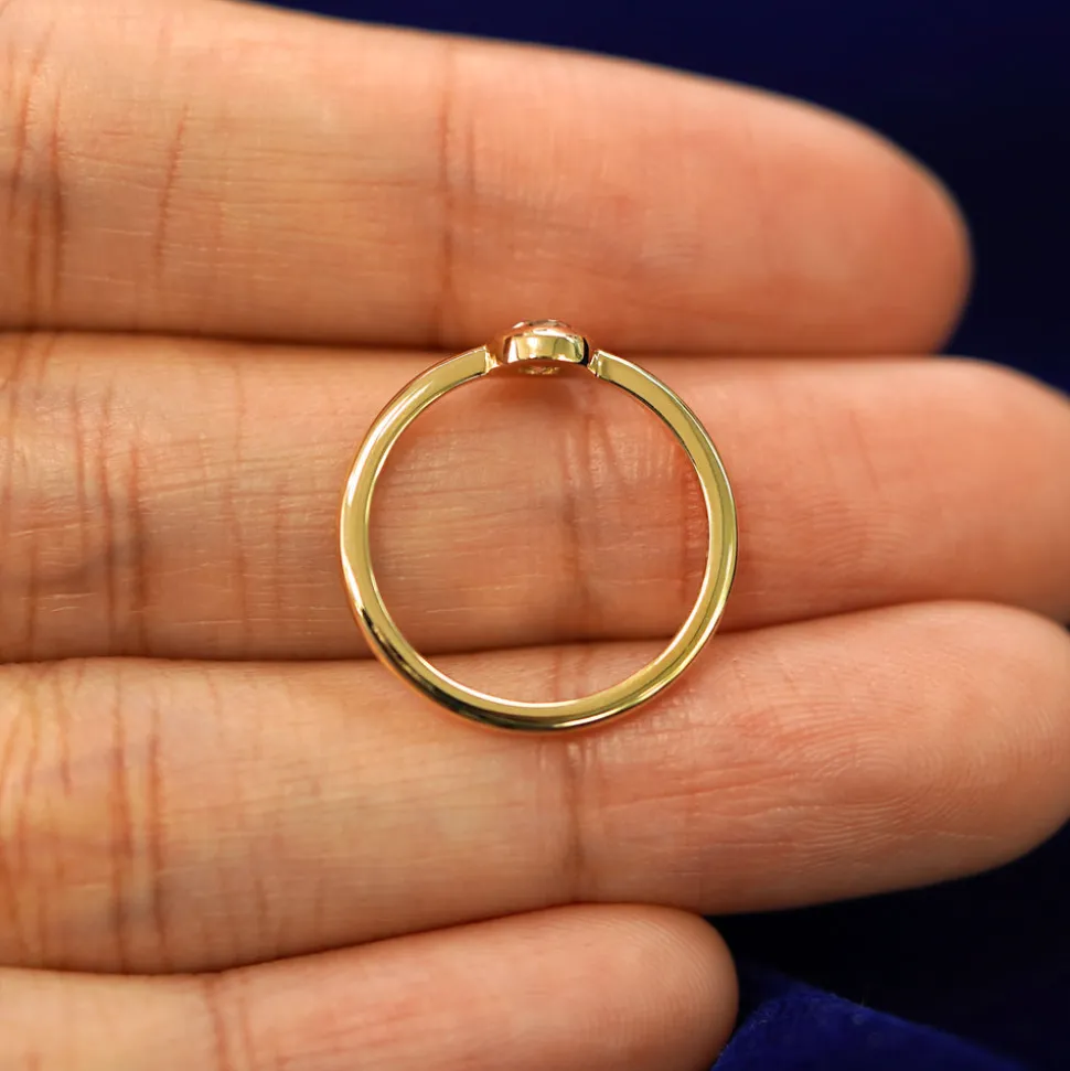Oval Champagne Diamond Ring