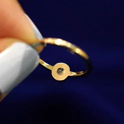 Oval Champagne Diamond Ring