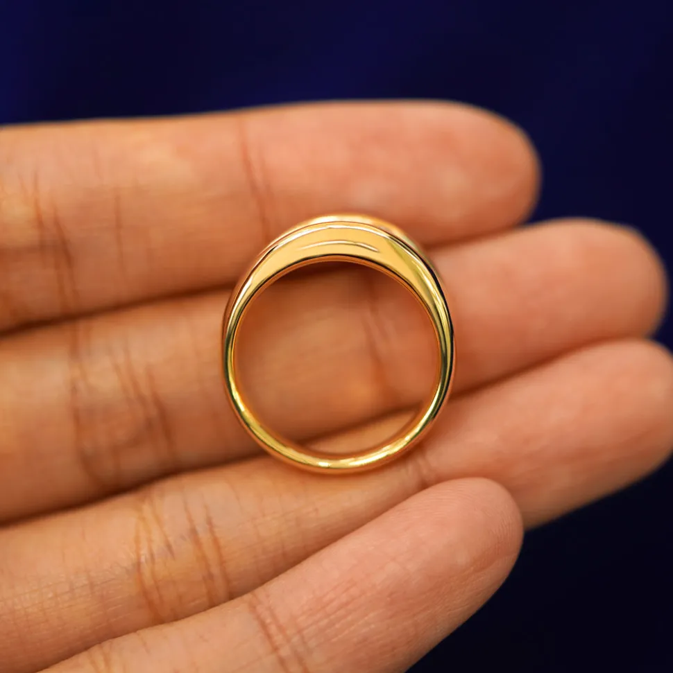 Oval Lab Diamond Tension Ring