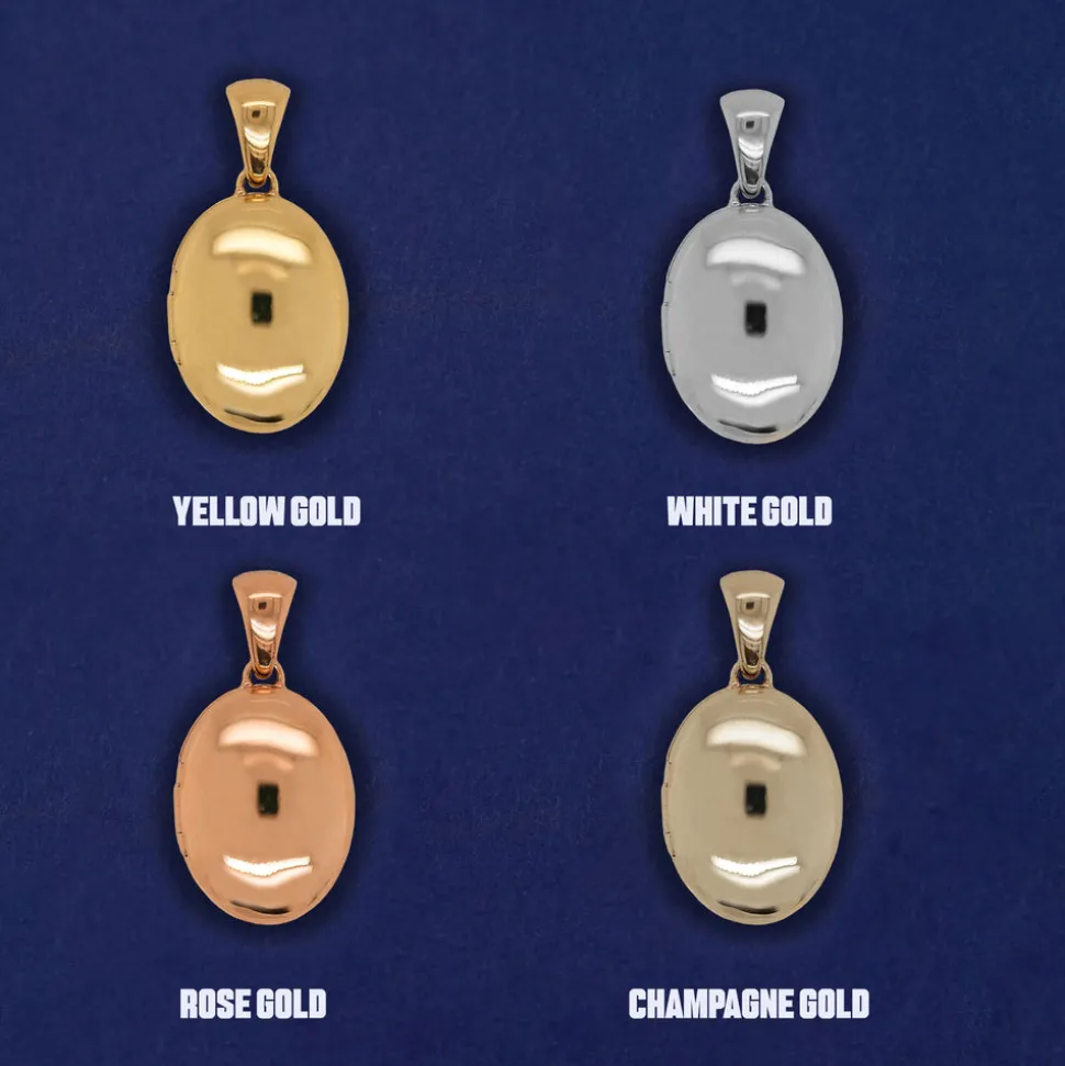 Oval Locket Pendant