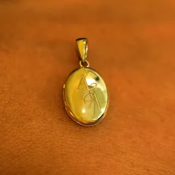 Oval Locket Pendant