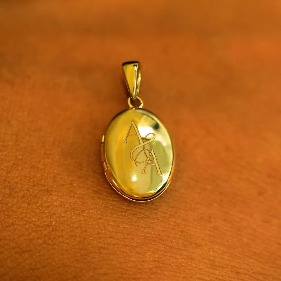 Oval Locket Pendant