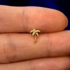 Palm Tree Earring