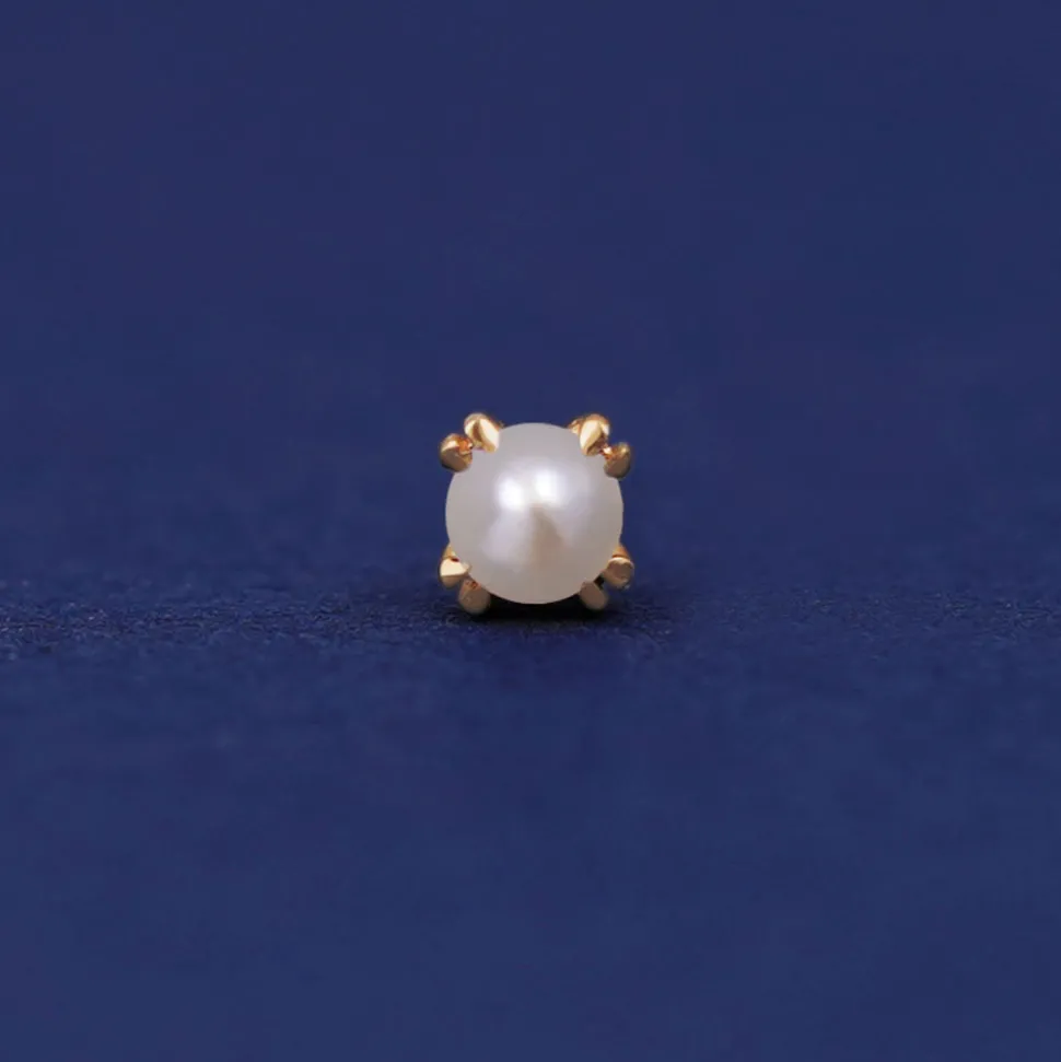 Pearl Flatback Piercing
