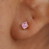 Pink Sapphire Earring