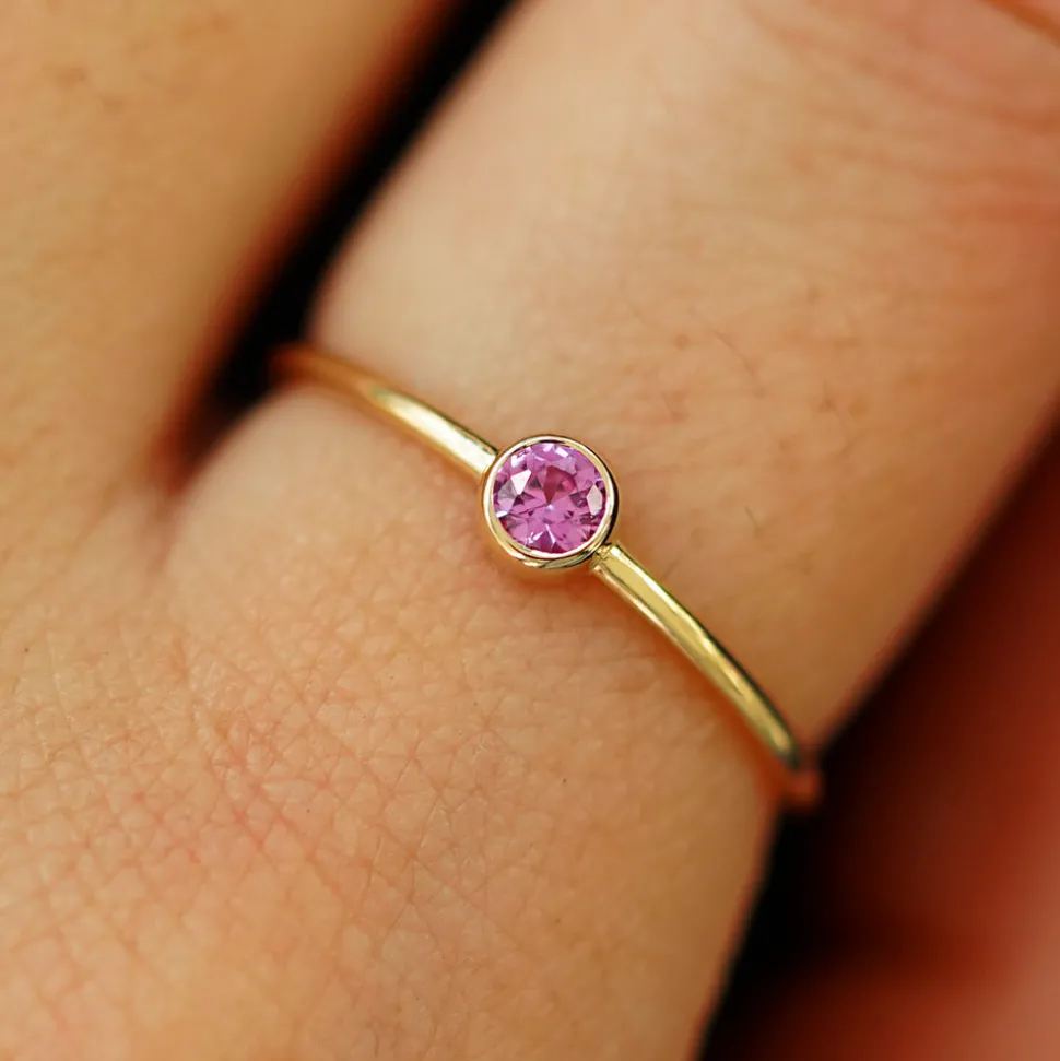 Pink Sapphire Ring
