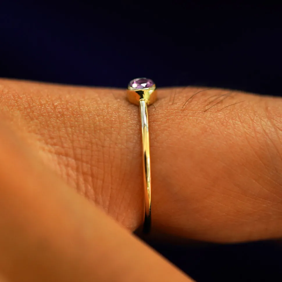 Pink Sapphire Ring