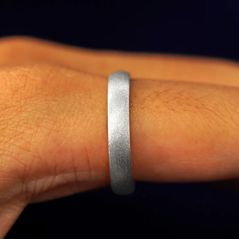 Platinum Curvy Stardust Band