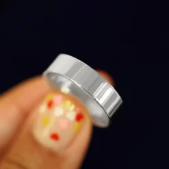 Platinum Industrial Mirror Band