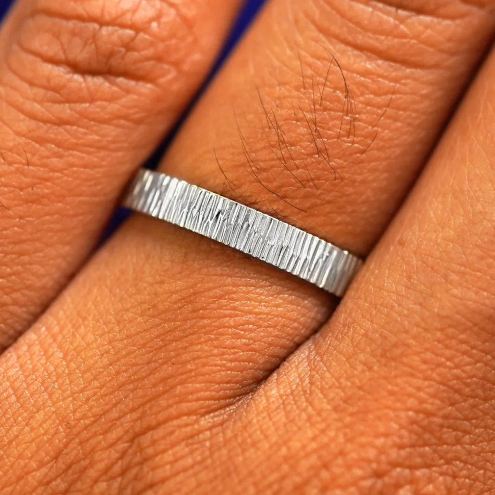 Platinum Industrial Wood Band
