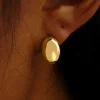 Puffy Oval Earring