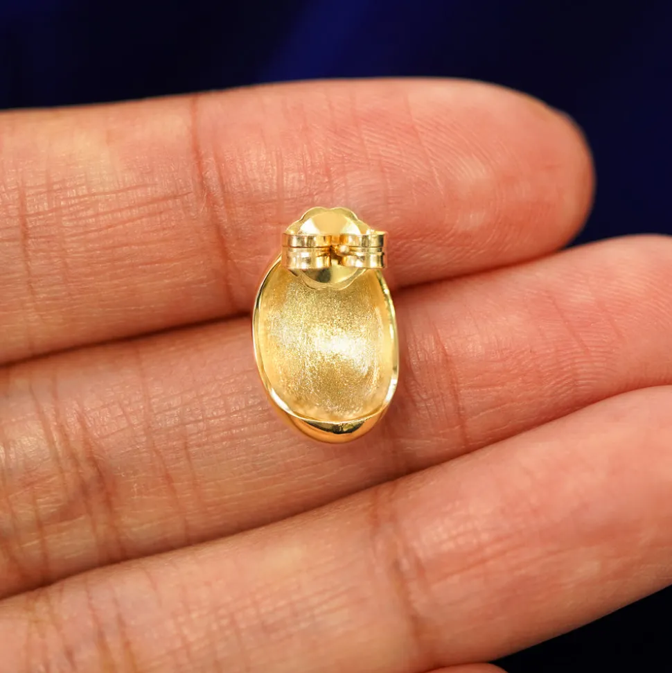 Puffy Oval Earring