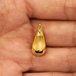 Puffy Teardrop Earring