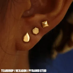 Pyramid Earring