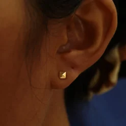 Pyramid Earring