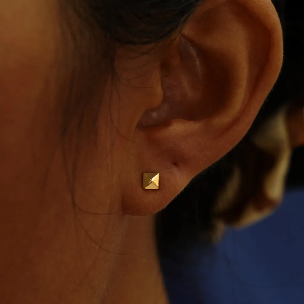 Pyramid Earring