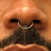 Raised Gemstone Septum
