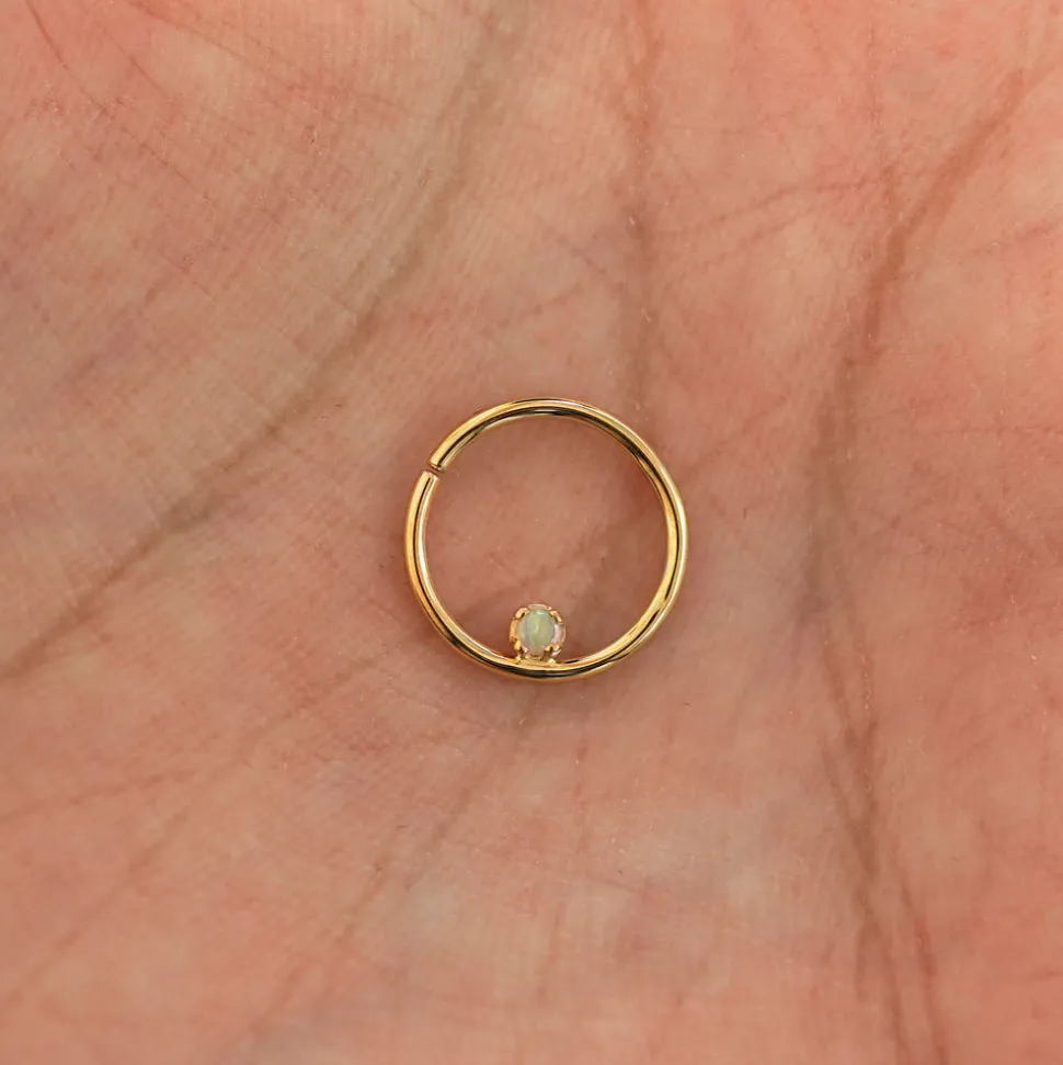 Raised Gemstone Septum