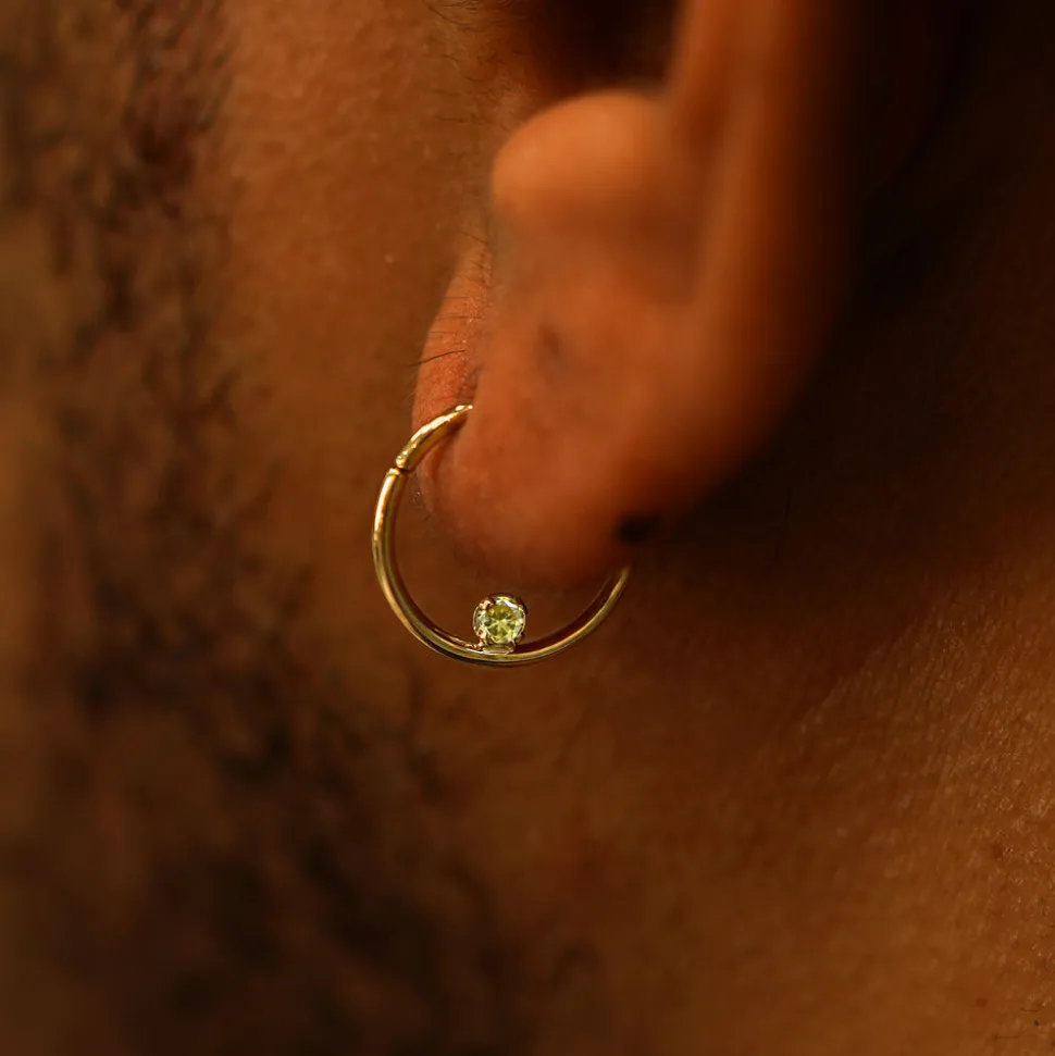 Raised Gemstone Septum