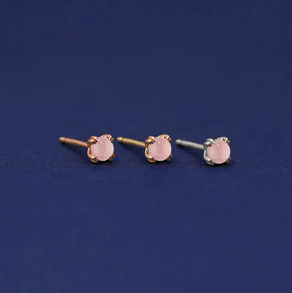 Rose Quartz Earring