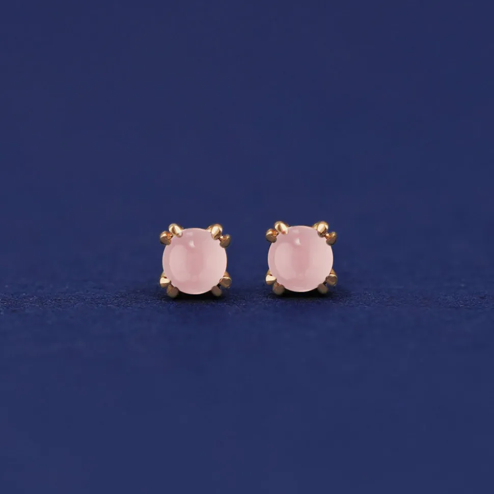 Rose Quartz Earring