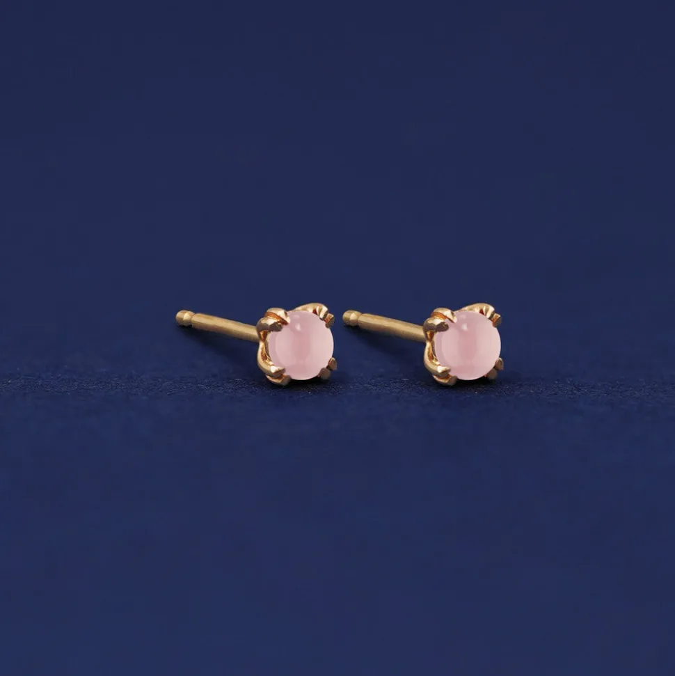 Rose Quartz Earring