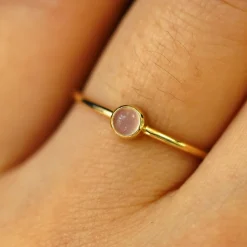 Rose Quartz Ring