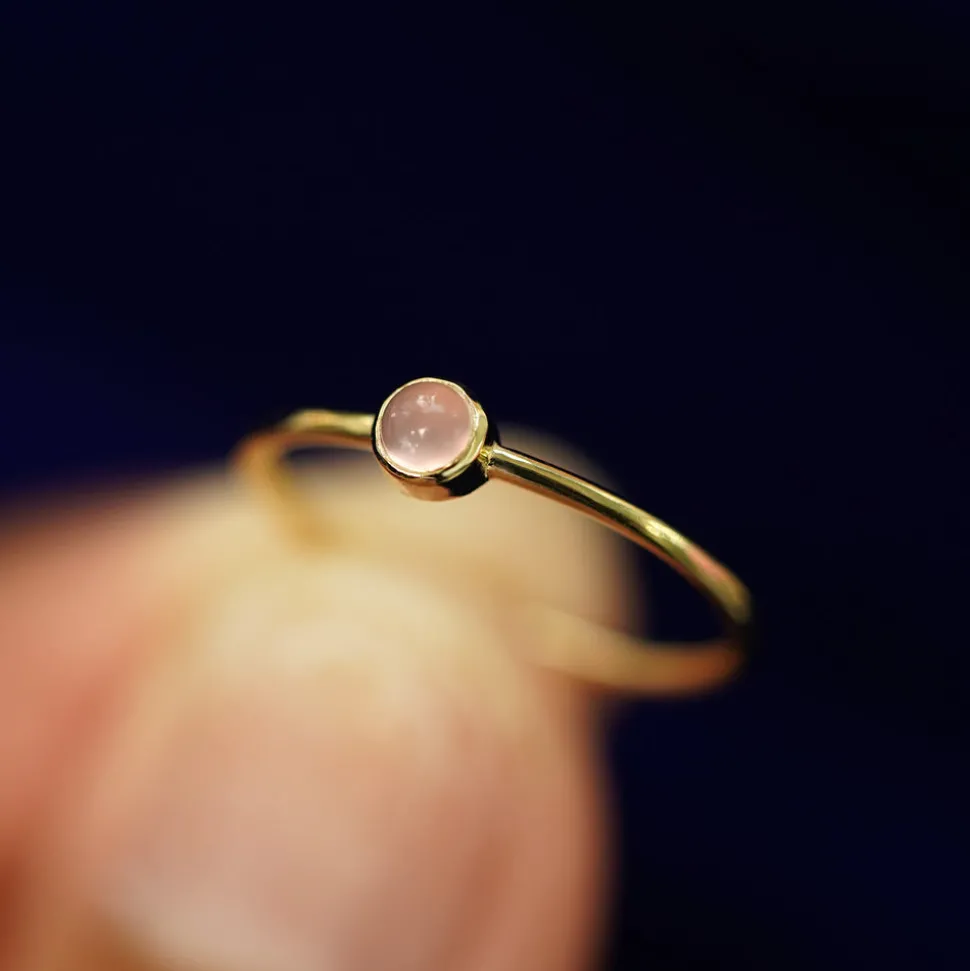 Rose Quartz Ring