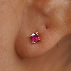Ruby Earring