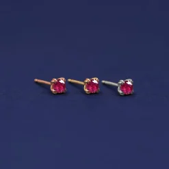 Ruby Earring