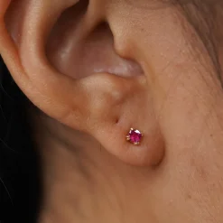 Ruby Earring