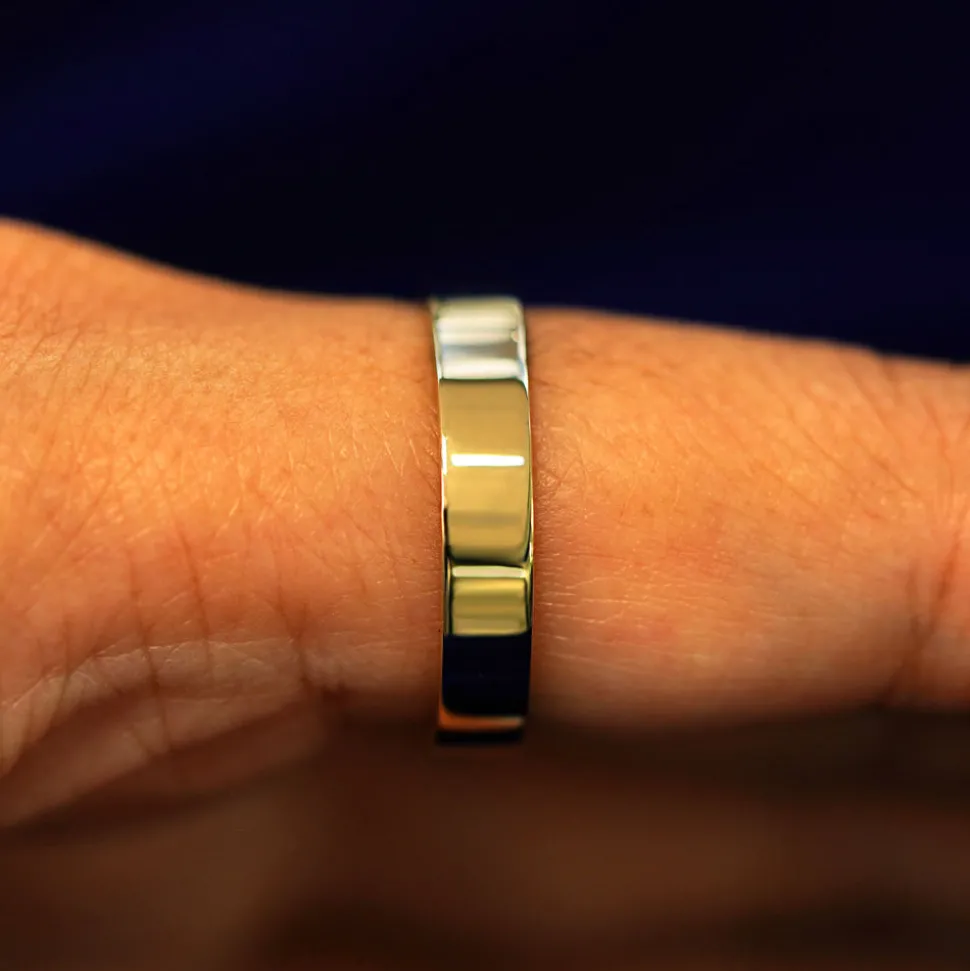 Salt and Pepper Baguette Diamond Band