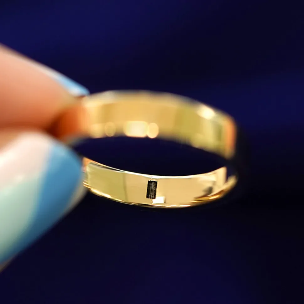 Salt and Pepper Baguette Diamond Band