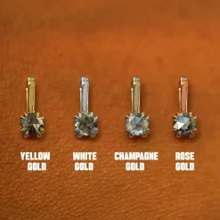 Salt and Pepper Diamond Charm