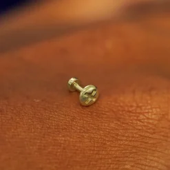 Screw Flatback Piercing
