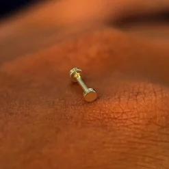 Small Circle Flatback Piercing