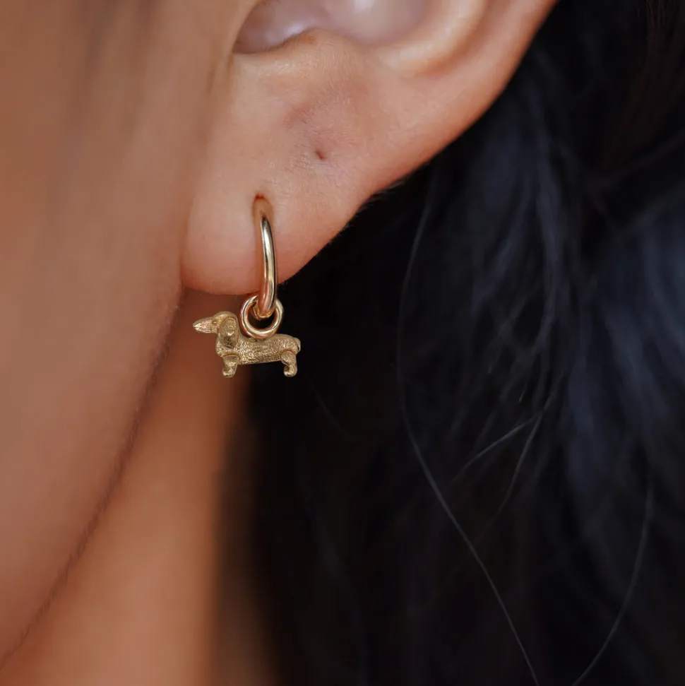 Small Curvy Huggie Hoops